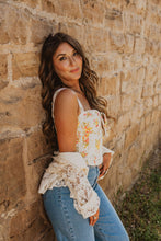 Load image into Gallery viewer, Chloe Floral Corset Top
