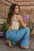 Load image into Gallery viewer, Chloe Floral Corset Top
