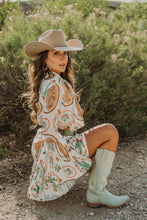 Load image into Gallery viewer, Cactus Vintage Pleated Dress
